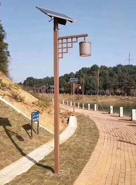 柱202LXZ5新款太阳能户庭院灯3米中式仿古外小家用太区阳能庭院子