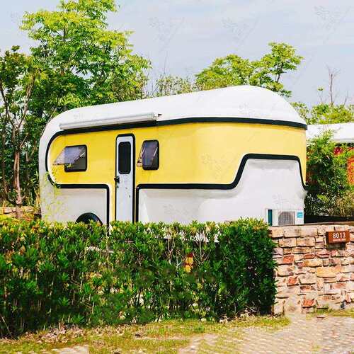 未舱营地拖挂房Q2023013淋车可移动便捷式来息驿站豪华带浴海景房