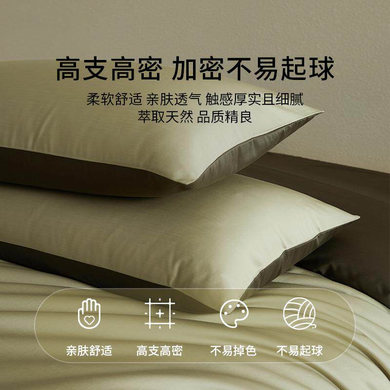 床上四件套全棉纯棉四季通用春夏三件套床单被套床笠轻奢高端床品