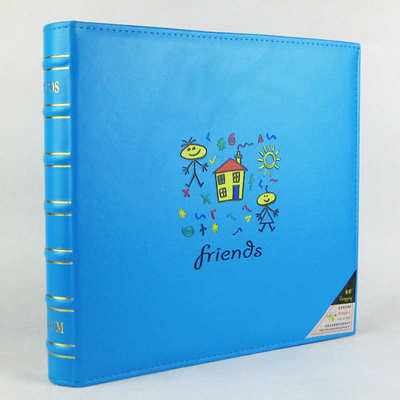 12寸相册40张80面粘胶像册DIY影集、靓影相册可书写绘画宝宝相册