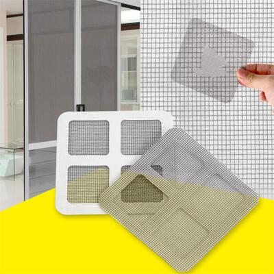 Window and Door Screen Repair, Home Curtain Patching, Hole-F