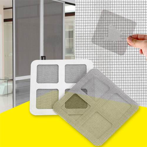 Window and Door Screen Repair, Home Curtain Patching, Hole-F