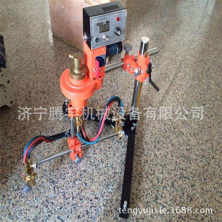 腾宇CG2-600半自动割圆机火焰切圆机多少钱1米钢板气动割圆机价