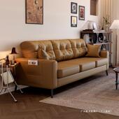 皮发客新厅款 店寓接待单双三人直排 小户沙型出HSF1789租房公服装