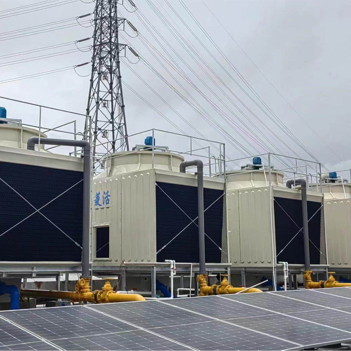 深圳市厂家直供600T横流低噪音方形冷却塔