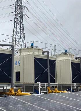 深圳市厂家直供600T横流低噪音方形冷却塔