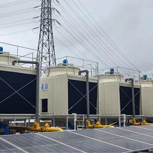 深圳市厂家直供600T横流低噪音方形冷却塔