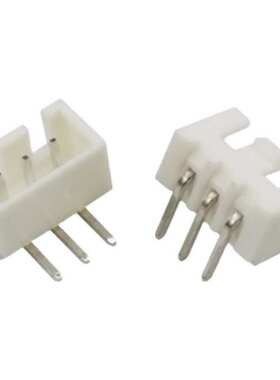 XHB2.54-2AW 3 4 5 6P 带卡扣 弯针座 弯插座 白色 2.54mm 带定位