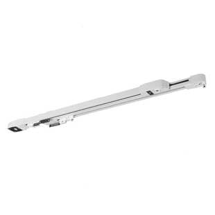 可滑轮侧轨装窗帘顶直轨道装金杆电动轨伸缩富源铝合金静音单双