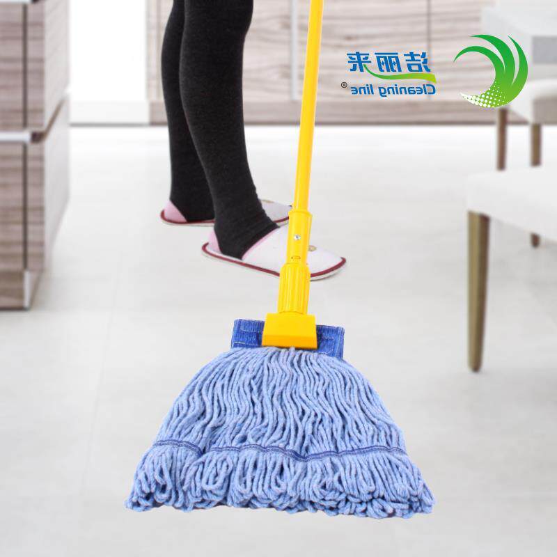 洁丽来棉线拖把可拆卸替换头家用棉纱地拖墩布打蜡拖把湿拖不掉毛