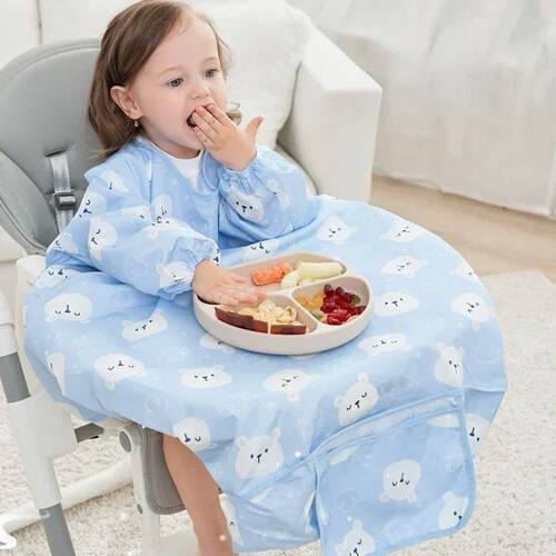Baby Bibs Baby Coverall Dining Chair One-piece Waterproof An