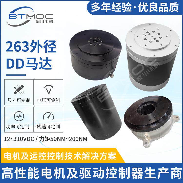 263DD马达DD马达定制DD马达厂家低压DD马达直流DD马达