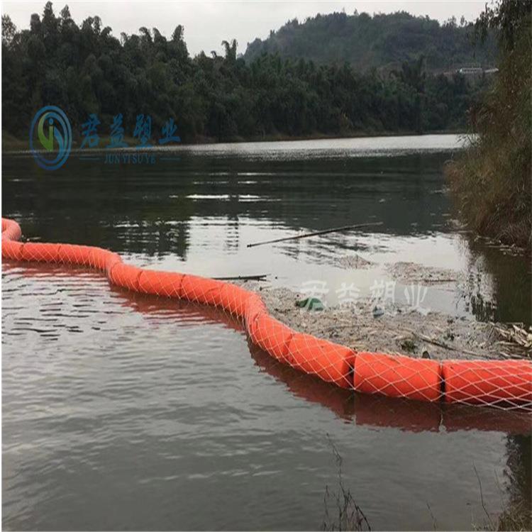 秦皇岛拦污浮筒 海蜇浒苔拦截网浮体