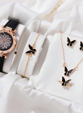 5pcs Set Women Watches Luxury Female Clock Quartz Wristwatch