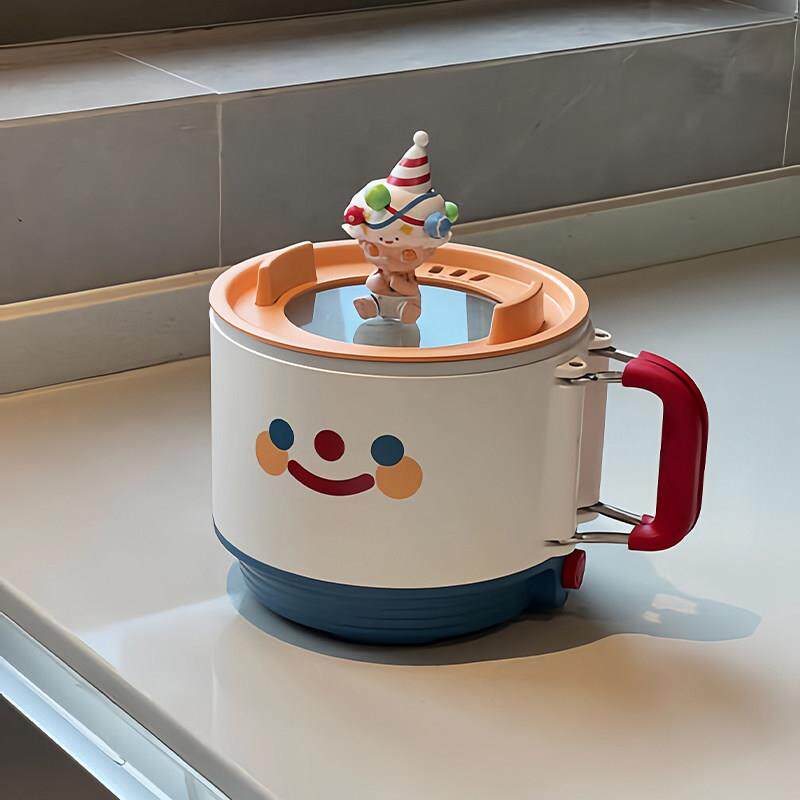 宿舍隐藏式电煮锅小型一体锅多功能泡面锅蒸锅一人食迷你家用电锅