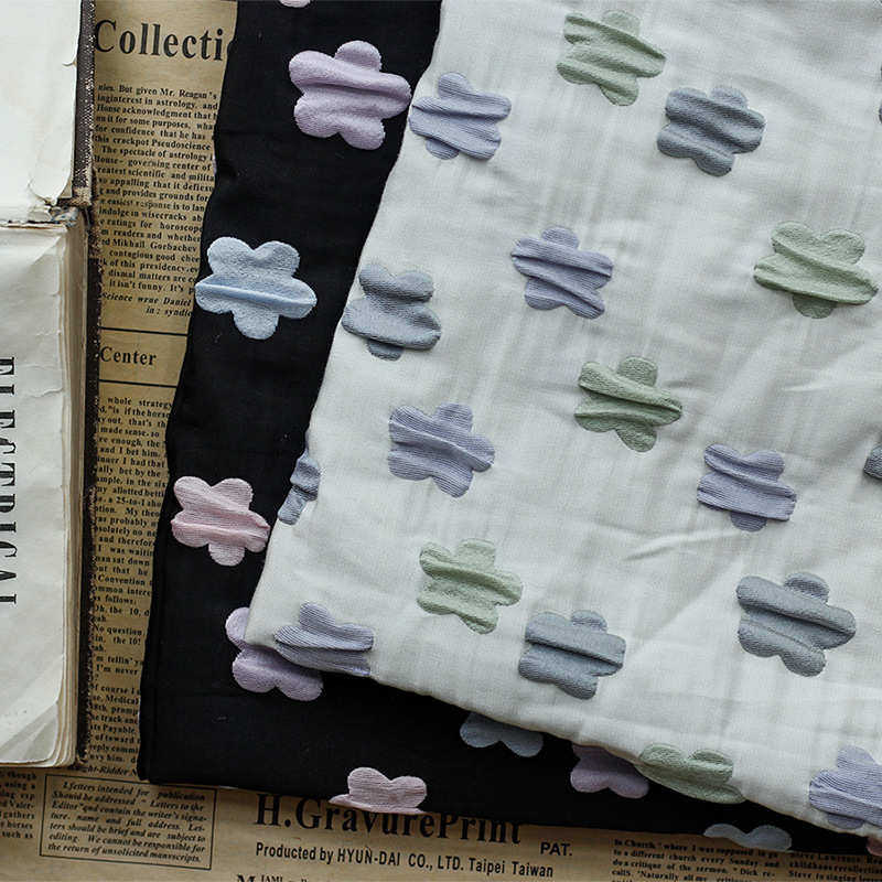 色织面料泡泡棉浮雕素雅新款布花朵提花微提花箱包皱小清新布肤亲,纺织面料/辅料/配套,服装花边,淘宝优惠券,粉丝福利购,淘宝优惠卷