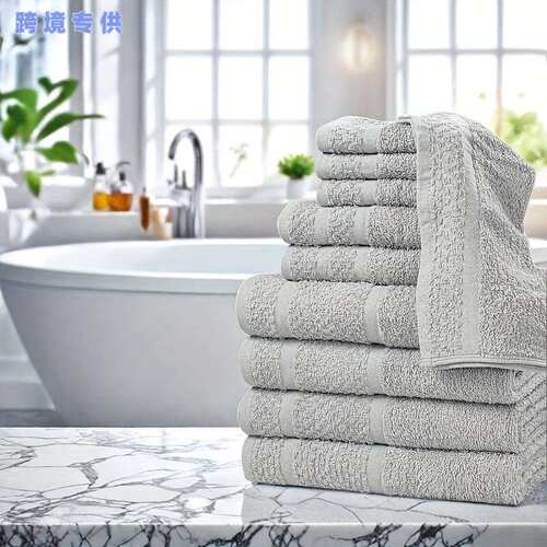 Absorbent Cotton Towels 10pcs Absorbent Soft Cotton Bath跨境