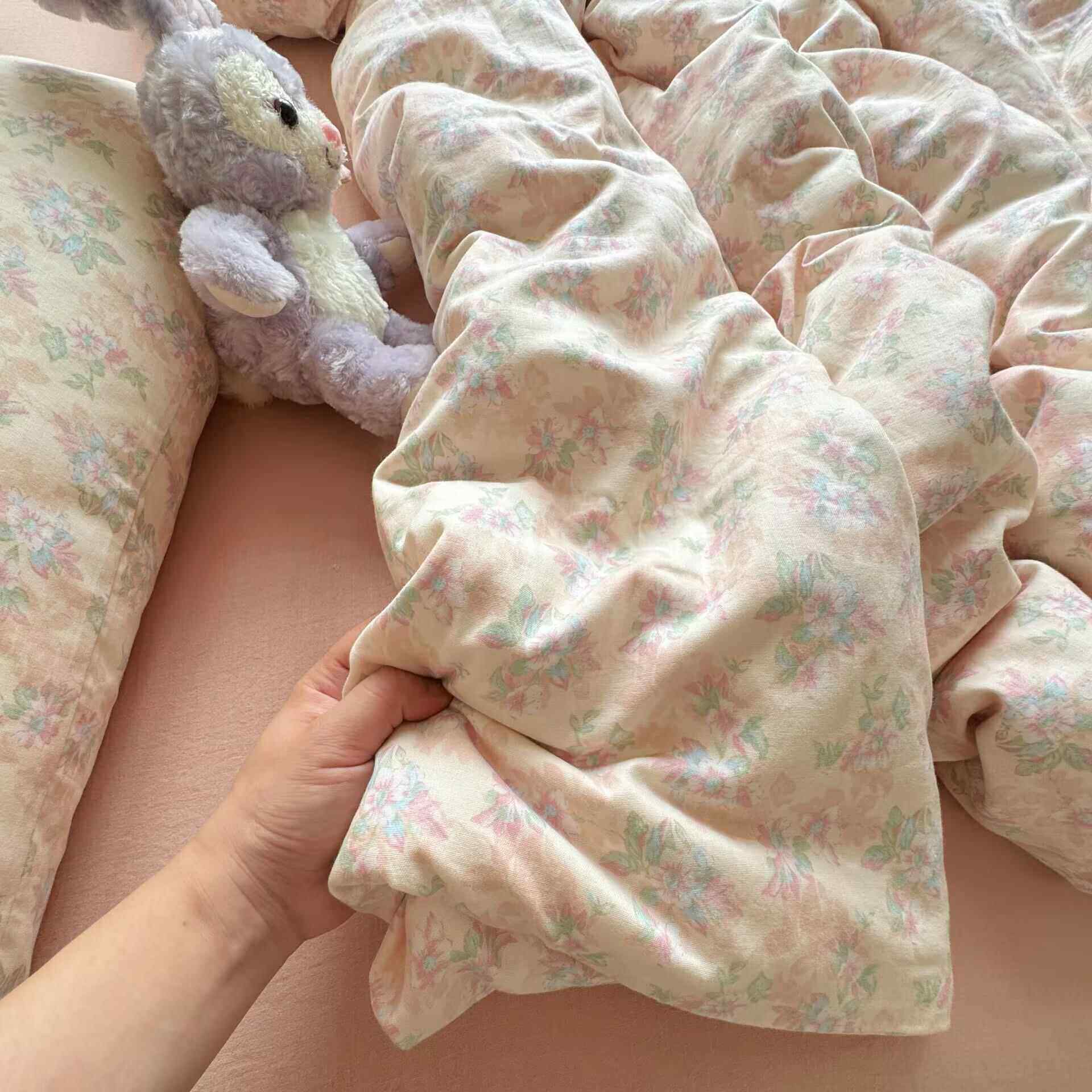 A类纯双层纱床2上四件套全棉02笠5新款床单被套10033549三件套棉