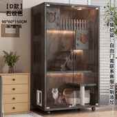 高档猫别墅猫超笼子木家用实室内猫舍猫屋猫柜一体大自由空猫咪城