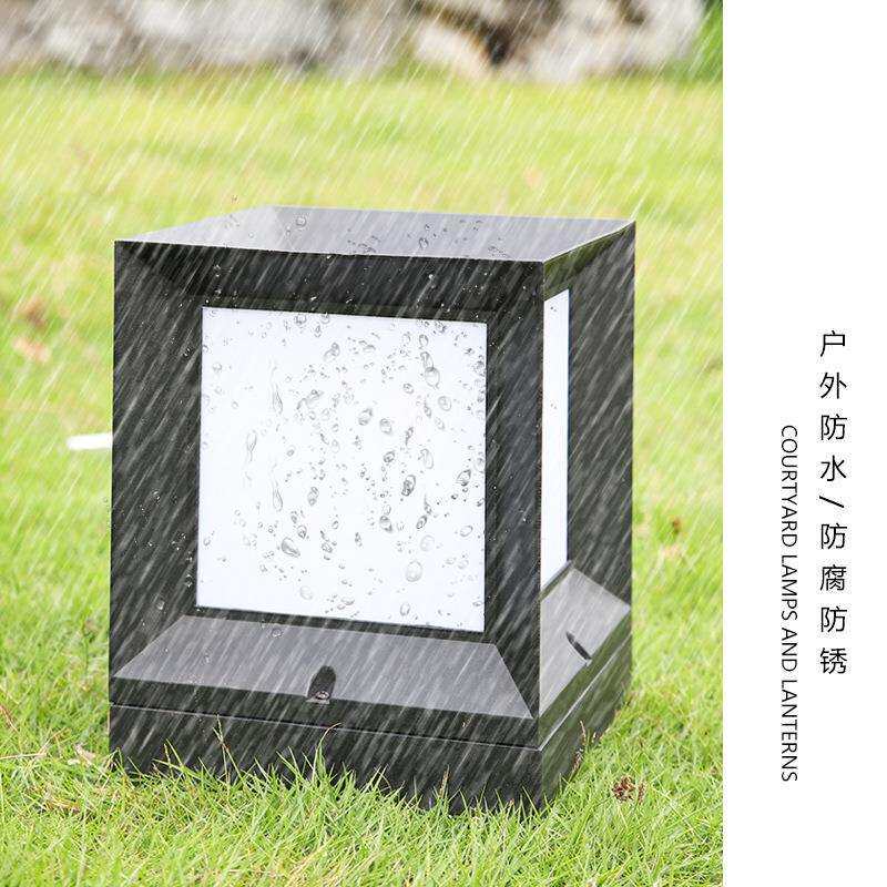 太阳能柱头灯户外防水庭院灯门柱围墙灯花园别墅室外大X20