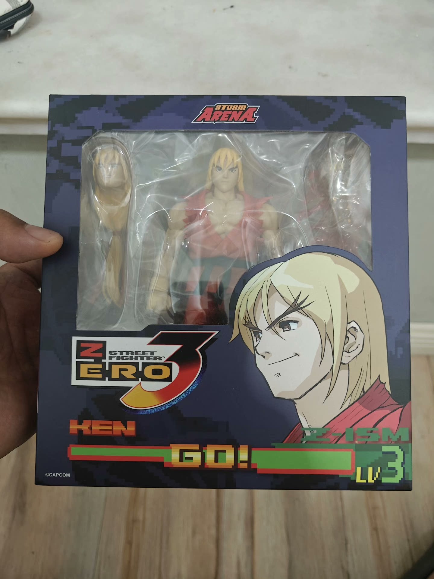 thumbnail for Storm Toys Street Fighter ZERO3 Ken 1 12 Action Figure, Unsealed and Checked