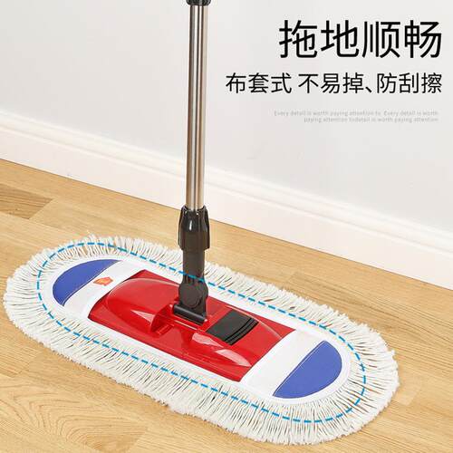 美丽雅亲巧畅销平板拖把送纤维拖布墩布家用免手洗懒人平板拖把布