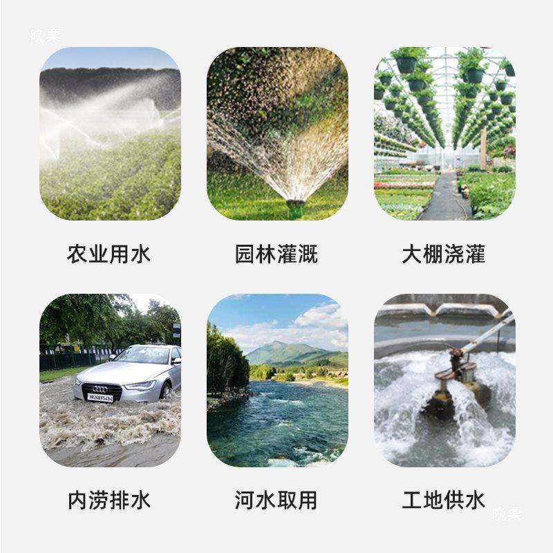 抽柴油机抽水泵2/大3/农用工地灌溉高扬程功率自寸吸汽CDO油水机