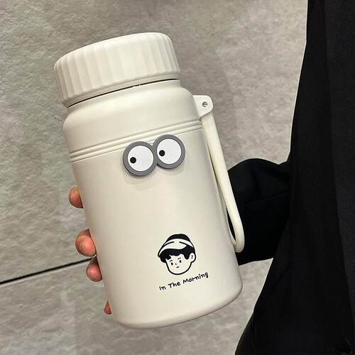 保冷水杯女大容量家用保温杯简约可爱茶水分离学生杯子2025新款