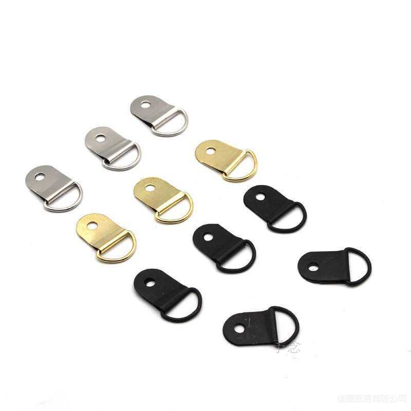 相框配件 金色大半圆挂片 挂扣 一包100个 挂钩 画框挂片 吊环