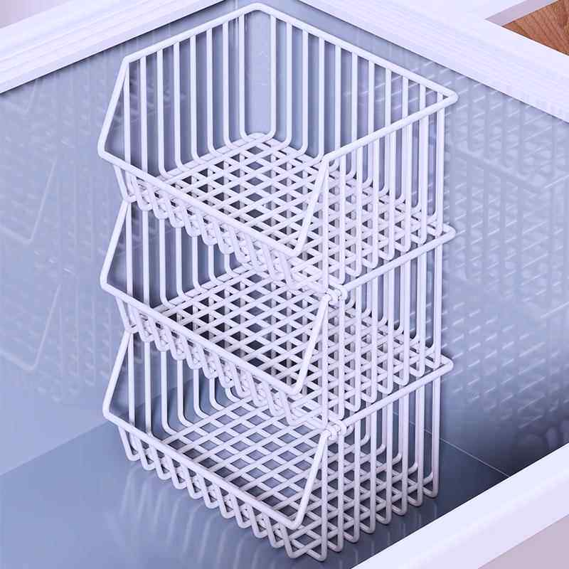 冰柜内部分层置物架多层收纳层架商用冷柜专用冰箱内分区隔板收纳