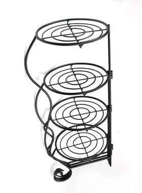 4可折叠金属铁36197艺物架植室花架层内多肉植物架