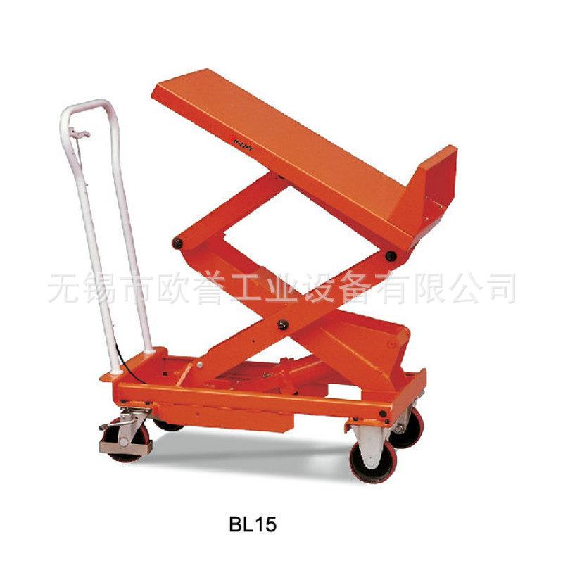 可移动倾斜式平台车 虎力BL15 45度倾斜式平台车 脚踏电动可选择