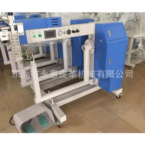 供应高温热风无缝过胶机PVC条充气船城堡防水密封压胶滚轮封胶机