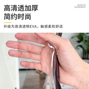 全磁条空调门帘防冷气透明防走冷风挡风侧开隔断帘加厚加密磁条