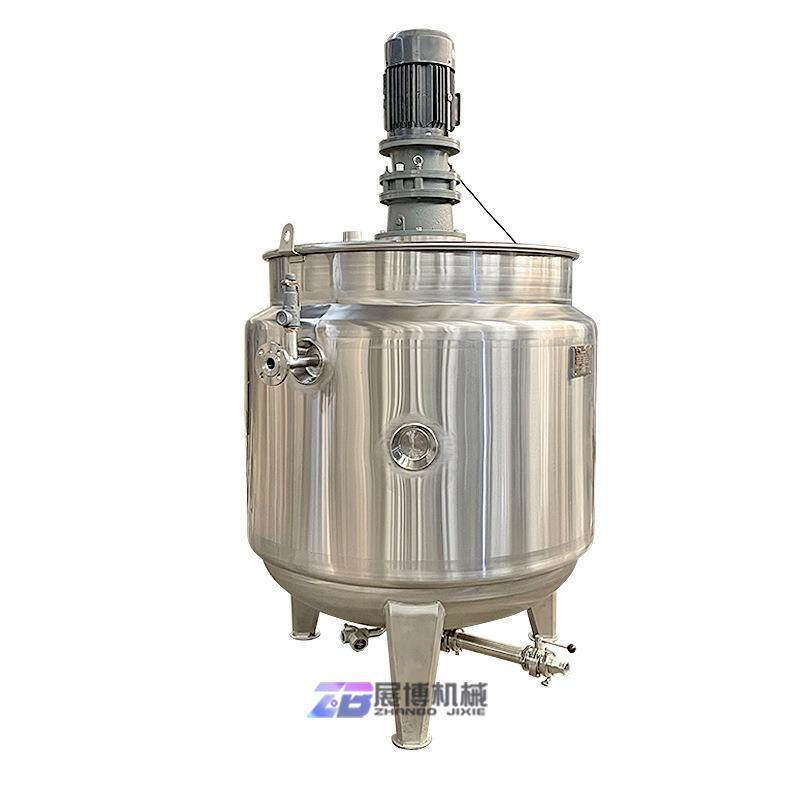不锈钢电加热搅拌罐化工液体搅拌机食品搅拌桶胶水树脂分散反应釜