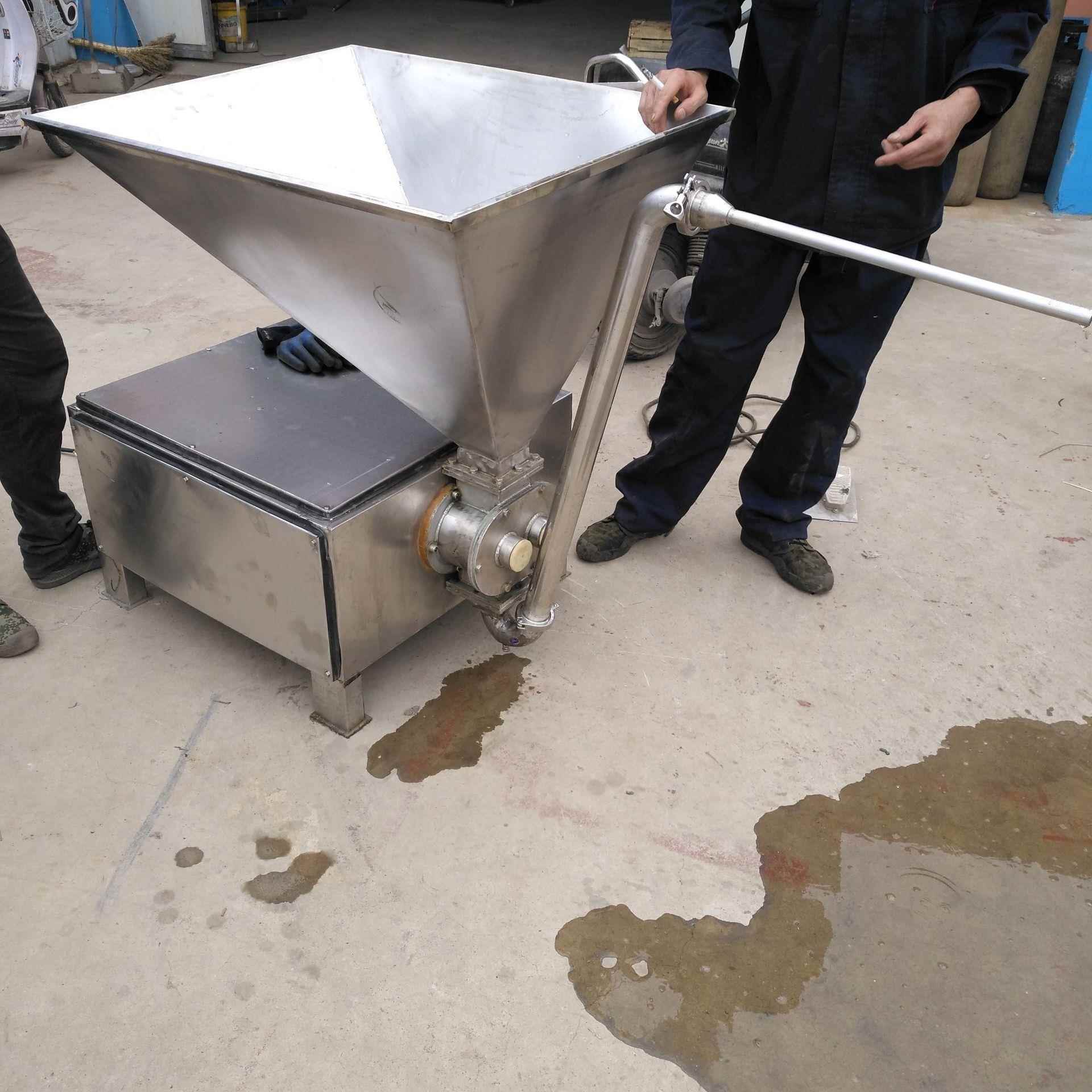 汇康机械生产不锈钢液压灌肠设备 电动肉泥灌装机 糯米肠灌肠机