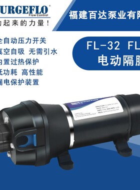 FL-32 220V微小型交流电动隔膜自吸抽水泵热水器家用增压力上水泵