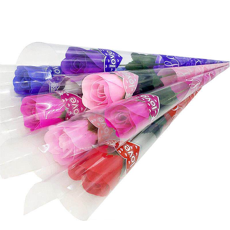 单支香皂玫瑰花仿真肥皂花教师节送老师礼物情人节地摊活动小礼品