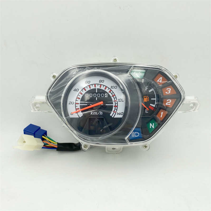 适用铃木摩托车FW110畅迪仪表总成里程表 码表玻璃 仪表壳 码表壳