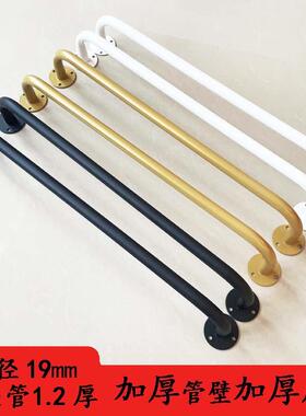 铁艺黑色挂衣杆服装店正挂上墙圆管壁挂式展示架男女童装加厚货架