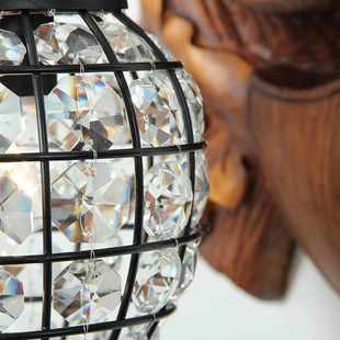 【批发】鹿角壁灯北欧式客厅酒吧床头个性创意店铺鹿头装饰背