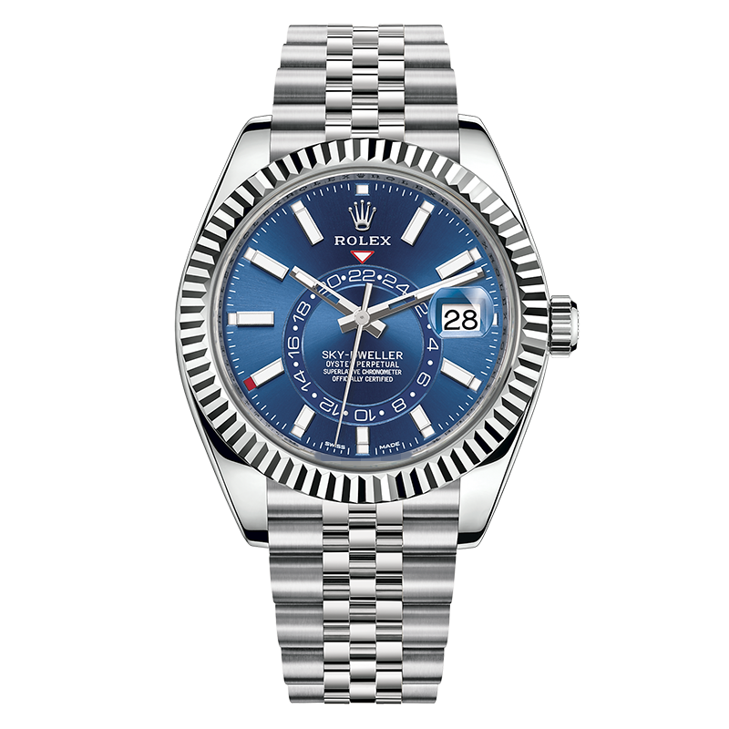 未使用[9.9新]劳力士纵航者型钢自动机械手表男表326934