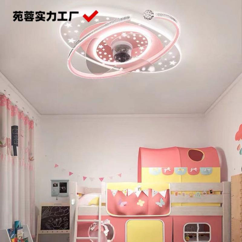 卧室风扇灯吊扇灯吸顶灯静音餐厅灯电风扇灯吊灯风扇一体灯新款