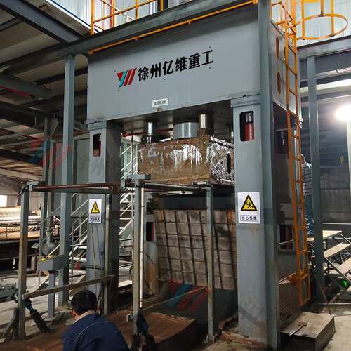徐州锻压500T吨污泥压榨机废水固液分离压滤机污液分离框架液压机