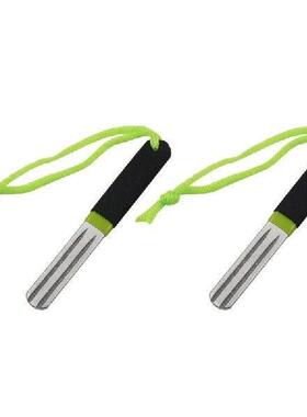 2pcs Double Sided Fishing Hook Grinding Stone Portable