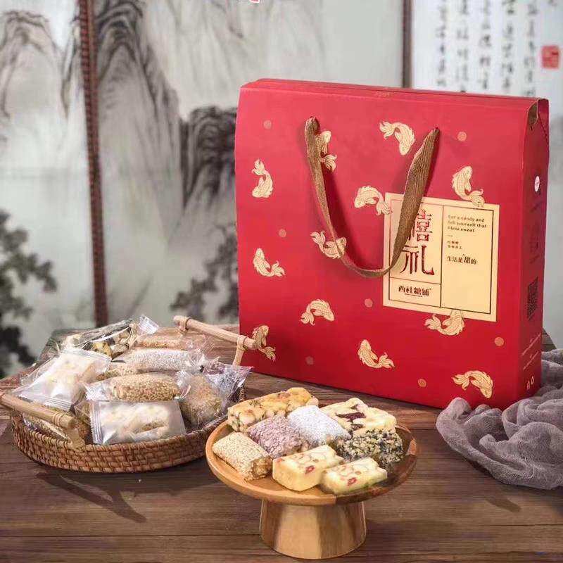 西社糖铺杂锦糖潮汕特产什锦鸭脖糖喜糖年货嫁娶下聘送礼礼盒糕点