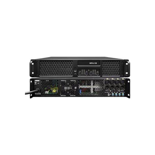 HF413大功率4声道无源8欧姆金属外壳专业扬声器音频放大器2600瓦