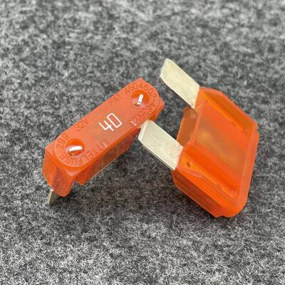 进口力特大号保险片保险丝大片带线保险盒座硅胶线40安50A60A80A