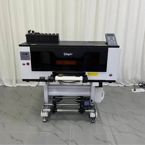 四色UV-DTF水晶标印刷机工业级金属烫金标设备A3卷材高速打印机