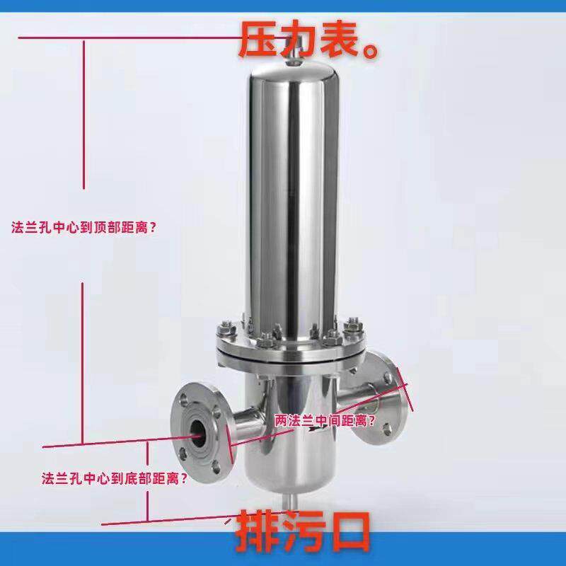 空气过虑器不锈钢蒸汽过滤器304压缩空气过滤器钛棒过滤器